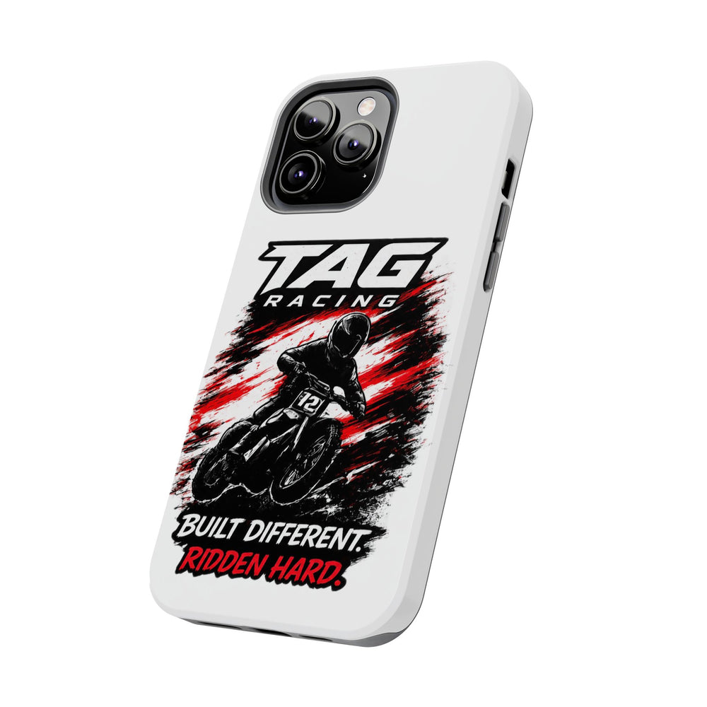 Racing Moto Phone Case — "TAG Racing: Built Different. Ridden Hard."