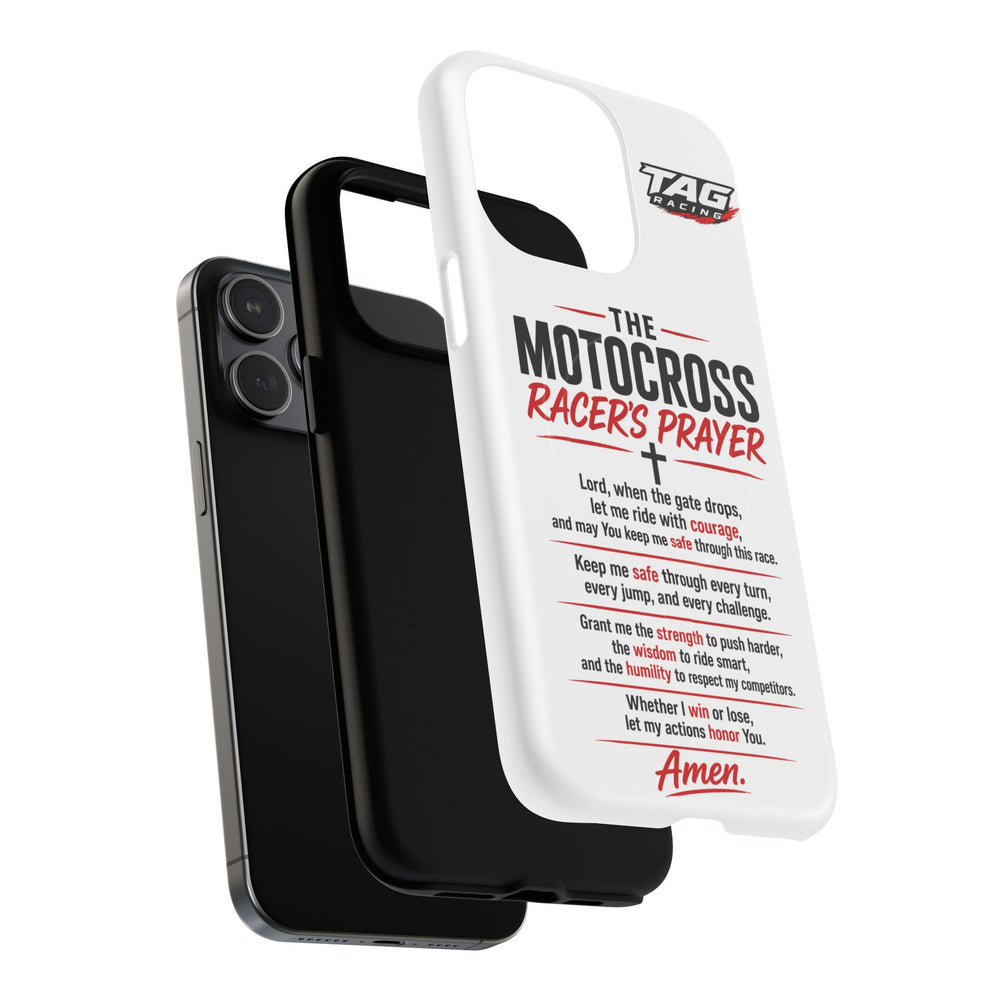Motocross Racer’s Prayer Phone Case — Tough Magnetic Protective Case