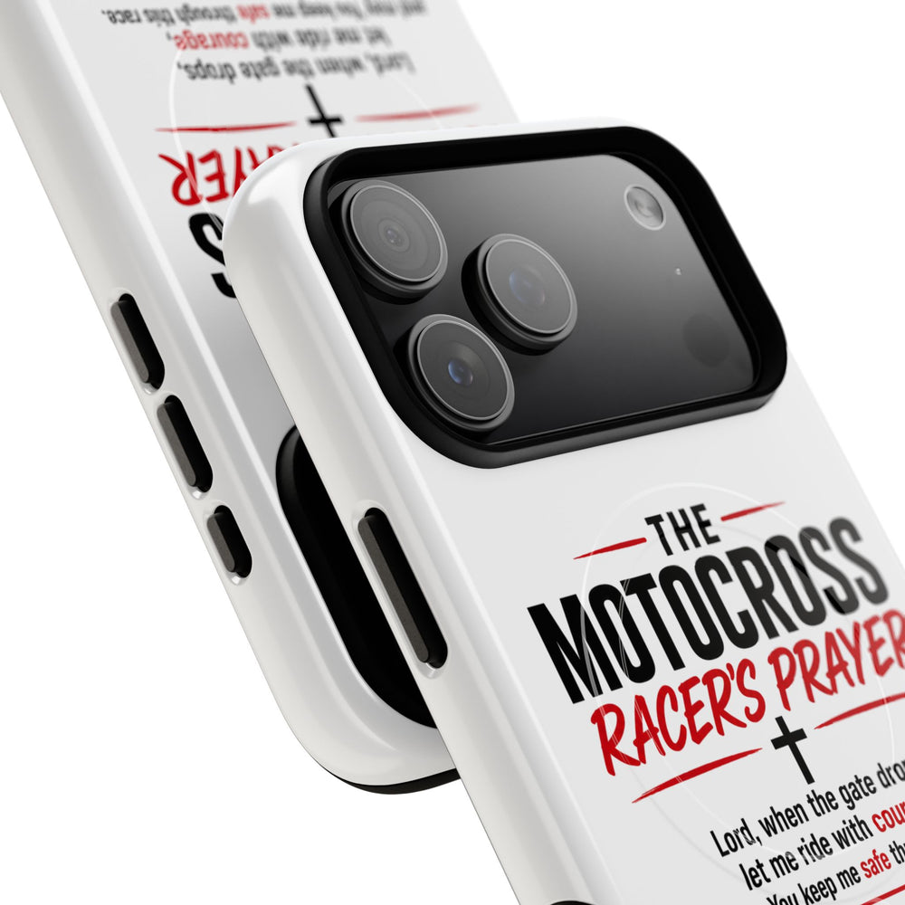 Motocross Racer’s Prayer Phone Case — Tough Magnetic Protective Case