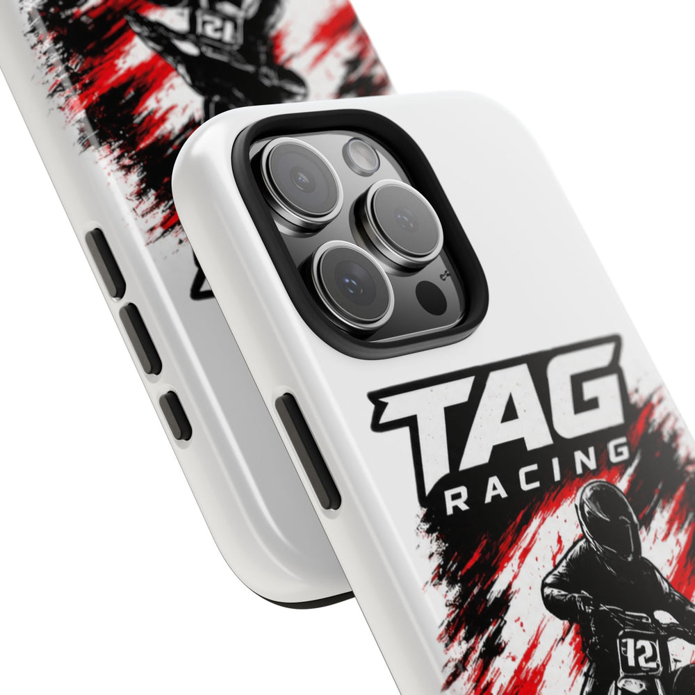 Racing Moto Phone Case — "TAG Racing: Built Different. Ridden Hard."