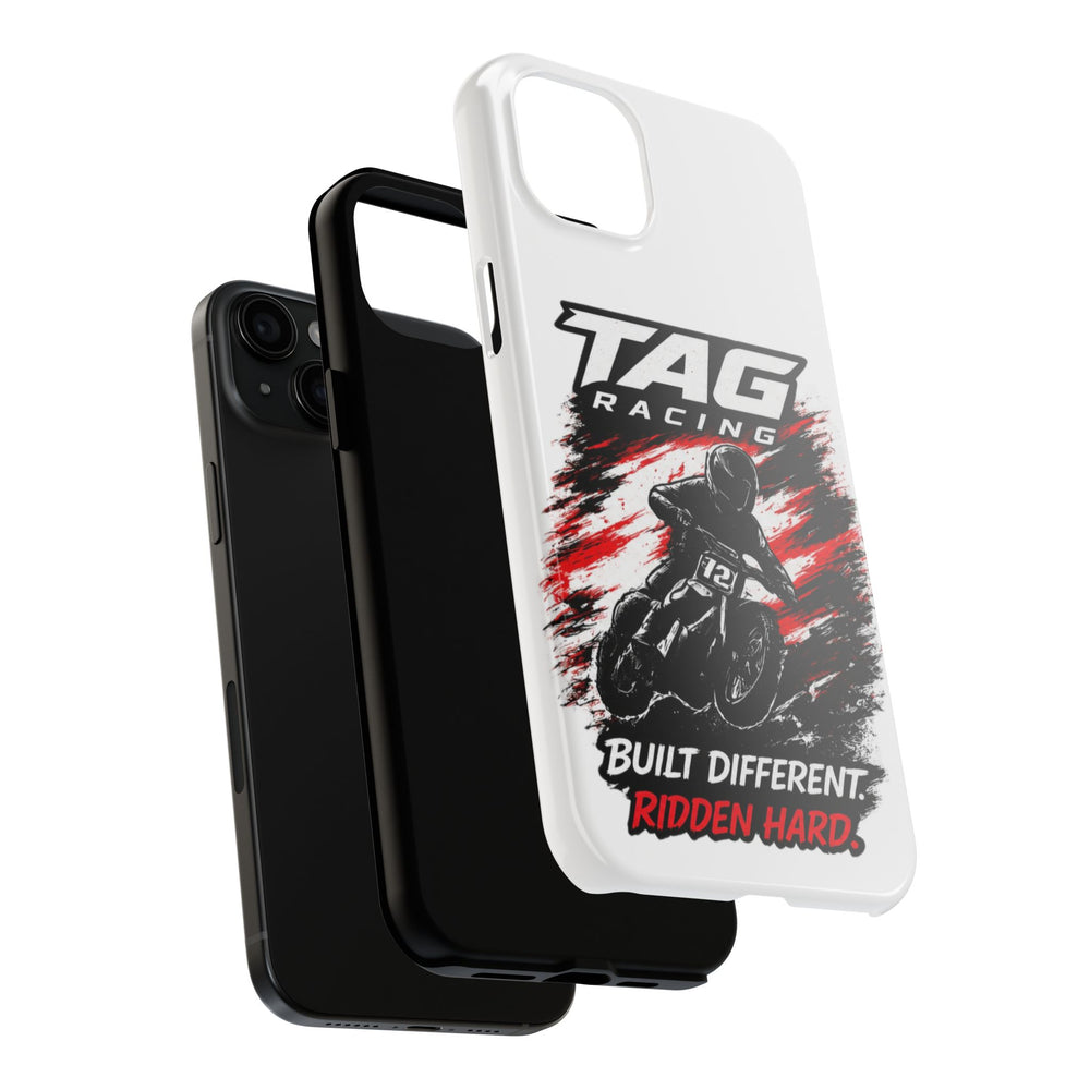 Racing Moto Phone Case — "TAG Racing: Built Different. Ridden Hard."