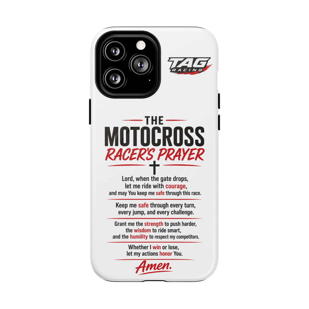 Motocross Racer’s Prayer Phone Case — Tough Magnetic Protective Case