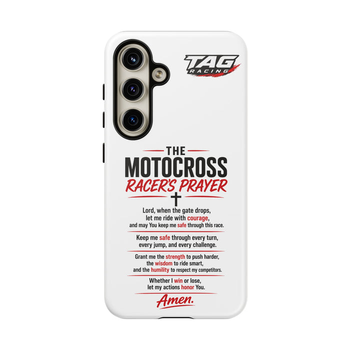 Motocross Racer's Prayer Phone Case – Protective Motocross Christian Gear