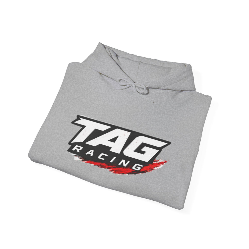 Racing Hoodie — TAG Racing "Built Different" Motorbike Graphic