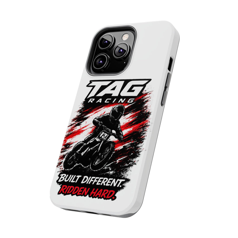 Racing Moto Phone Case — "TAG Racing: Built Different. Ridden Hard."