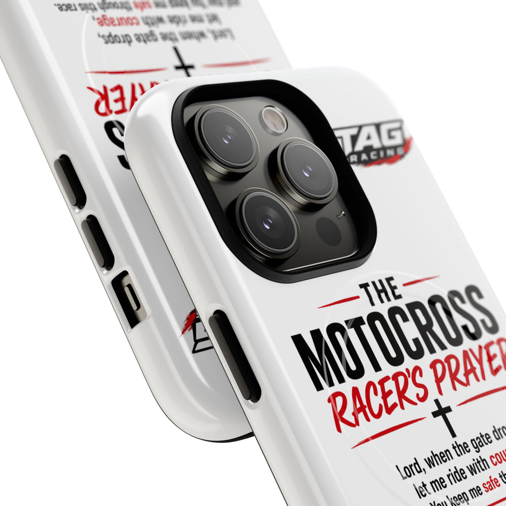Motocross Racer’s Prayer Phone Case — Tough Magnetic Protective Case