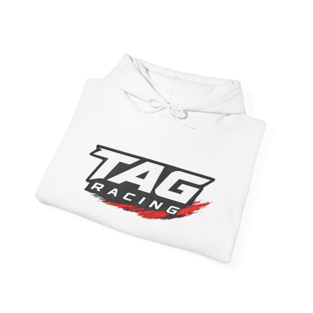 Racing Hoodie — TAG Racing "Built Different" Motorbike Graphic