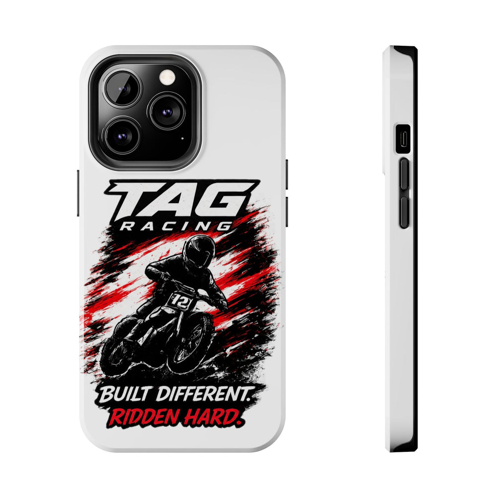 Racing Moto Phone Case — "TAG Racing: Built Different. Ridden Hard."