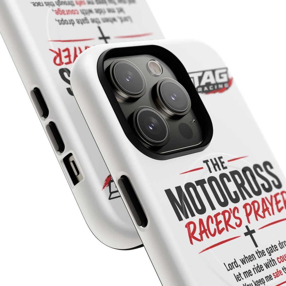 Motocross Racer’s Prayer Phone Case — Tough Magnetic Protective Case