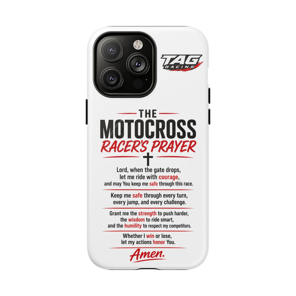 Motocross Racer’s Prayer Phone Case — Tough Magnetic Protective Case