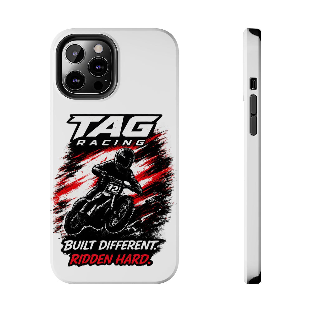 Racing Moto Phone Case — "TAG Racing: Built Different. Ridden Hard."