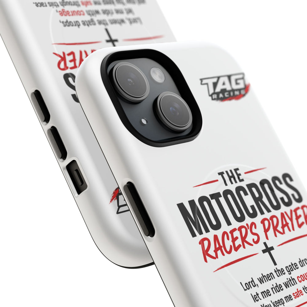 Motocross Racer’s Prayer Phone Case — Tough Magnetic Protective Case