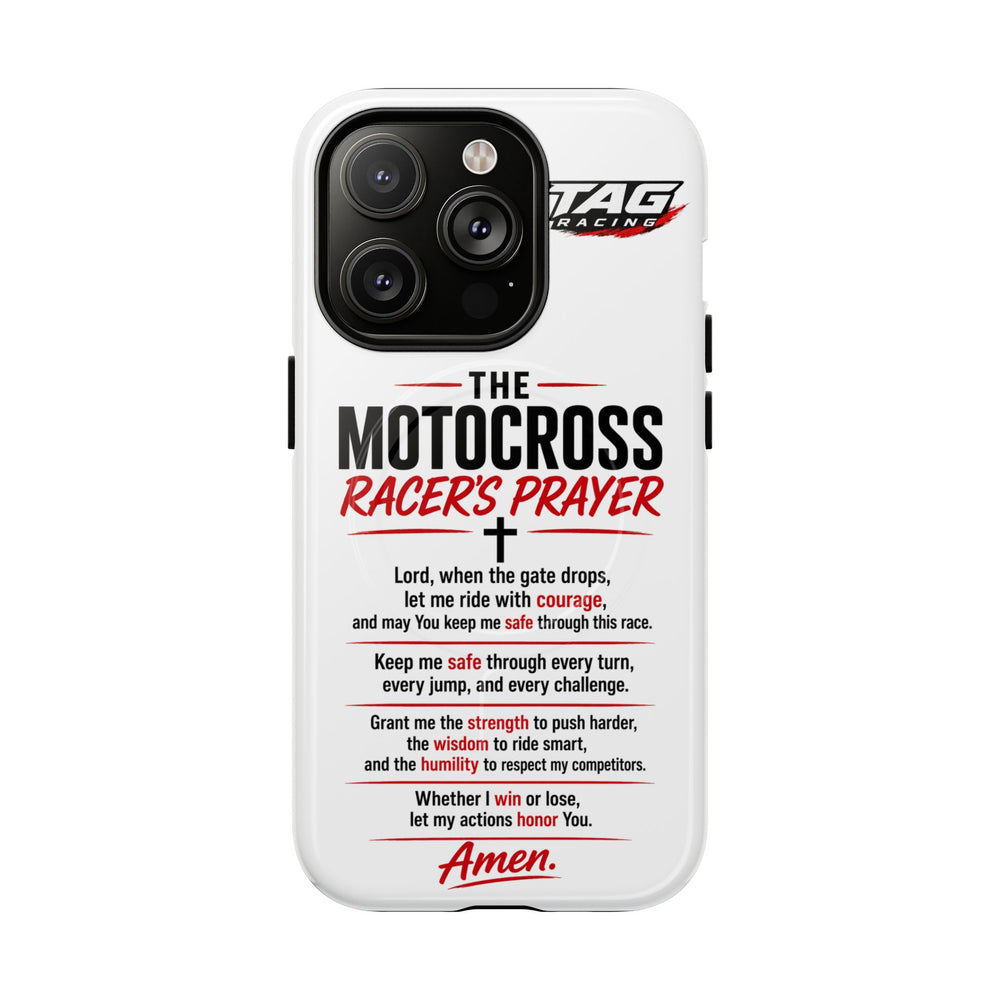 Motocross Racer’s Prayer Phone Case — Tough Magnetic Protective Case