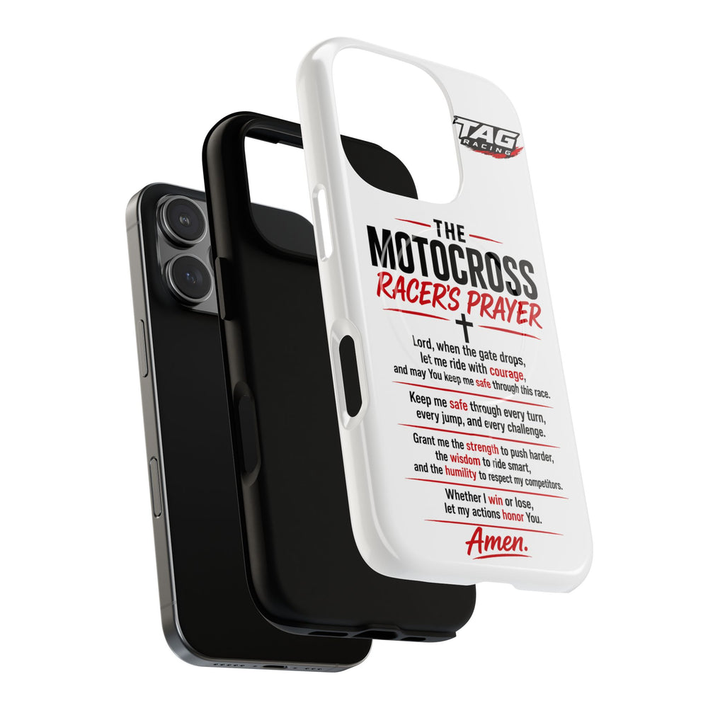 Motocross Racer’s Prayer Phone Case — Tough Magnetic Protective Case