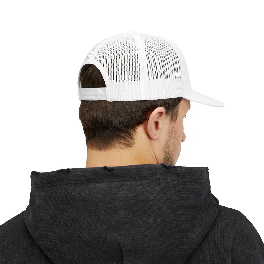 TAG Racing Snapback Trucker Cap — Motorsport Logo Mesh Hat